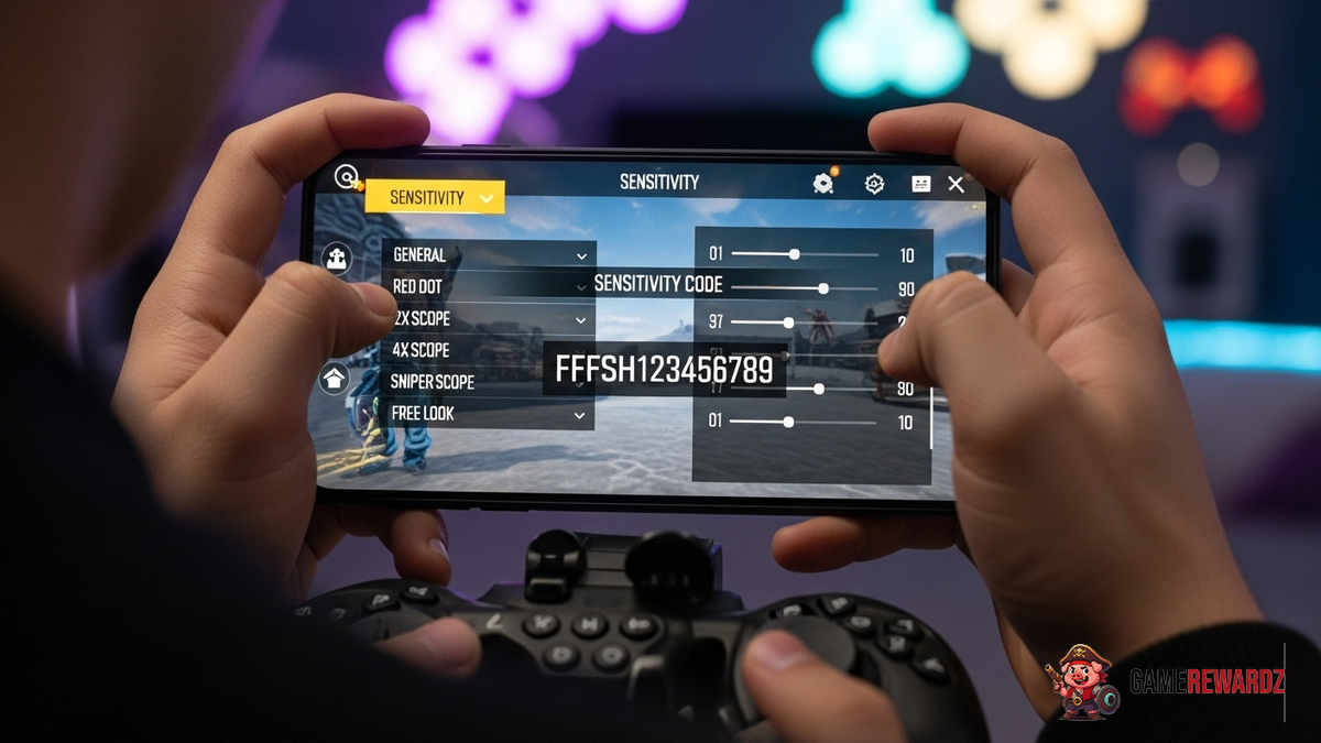 Free Fire Sensitivity Code for Headshots